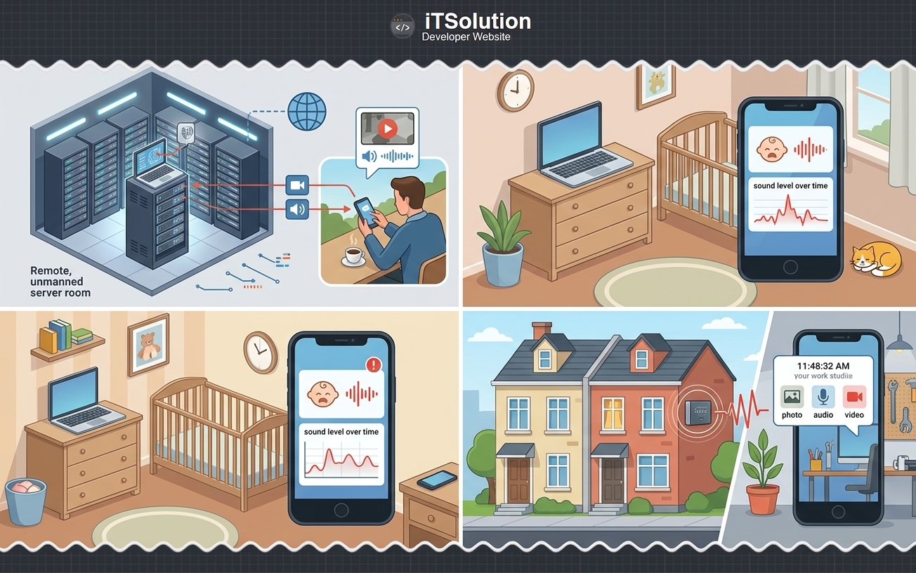 Notifica Telegram di pianto bambino da Noise Monitor